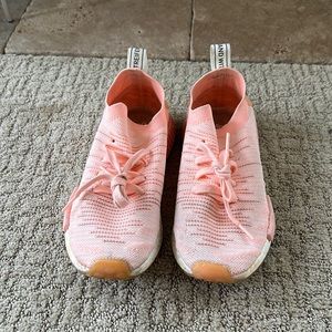 Women’s Adidas NMD R1 STLT Primeknit ‘Clear Orange’ Running Shoes Size 7,